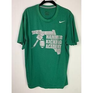 Nike Green Hammer Kicking Academy Dri-Fit T-Shirt Mens Size L
